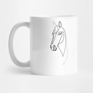 One line horse - Fiducia Mug